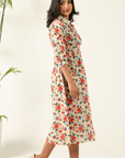 Meadow Bloom Midi Dress