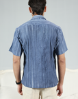 Blue Horizon Linen Button-Down