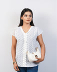 Luxe Chikan Top