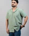 Sunday Stretch Knitted Cuban Shirt