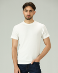 Aurelian White Rib Crew Tee