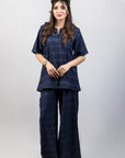 Velour Navy Lounge Co-Ord