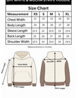 OFF WHITE & MOCHA STRIPE HOODIE