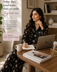 Midnight Bloom Co-Ord Set