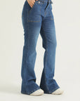 CurveBloom Bootcut Denim Jeans