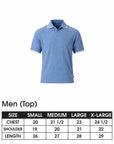 Heritage Marine Blue Knitted Polo