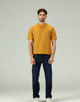 Citrine Core Rib Mustard Tee