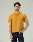 Citrine Core Rib Mustard Tee