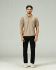 Jacquard Knitted Polo