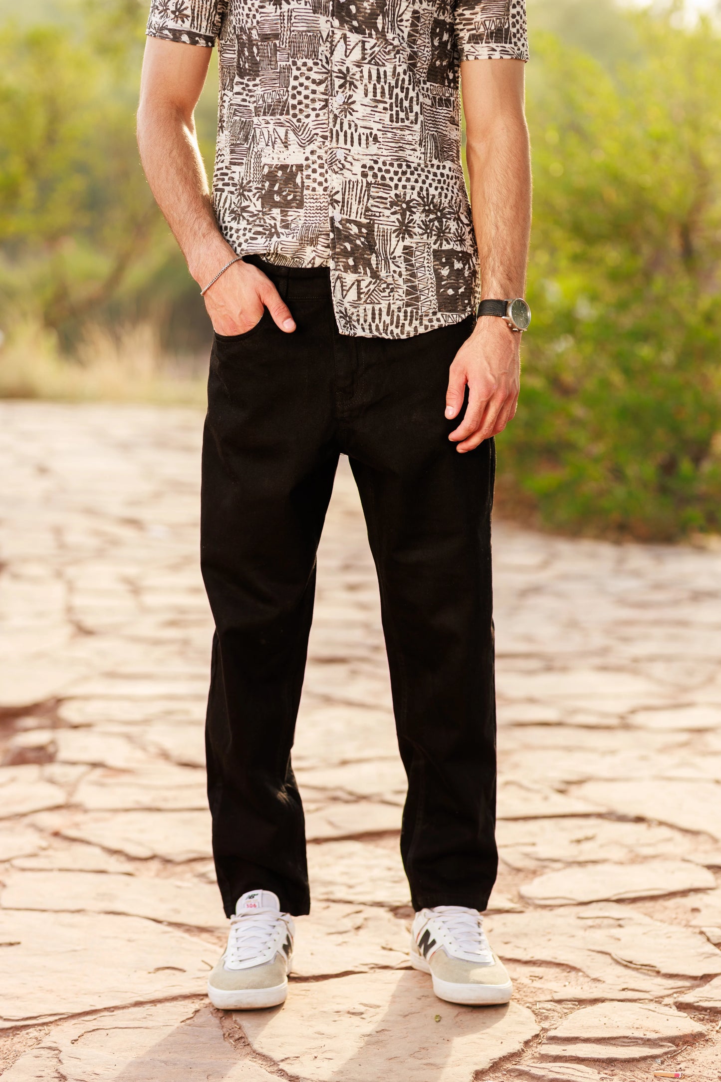 Black Edge Denim Jeans