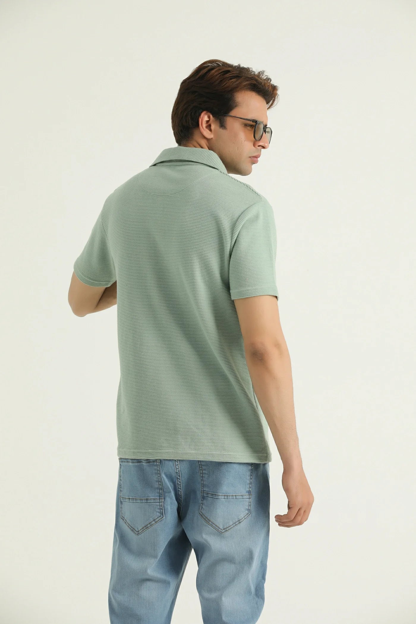 Sunday Stretch Knitted Cuban Shirt