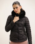 WOMEN BLACK PUFFER JACKET
