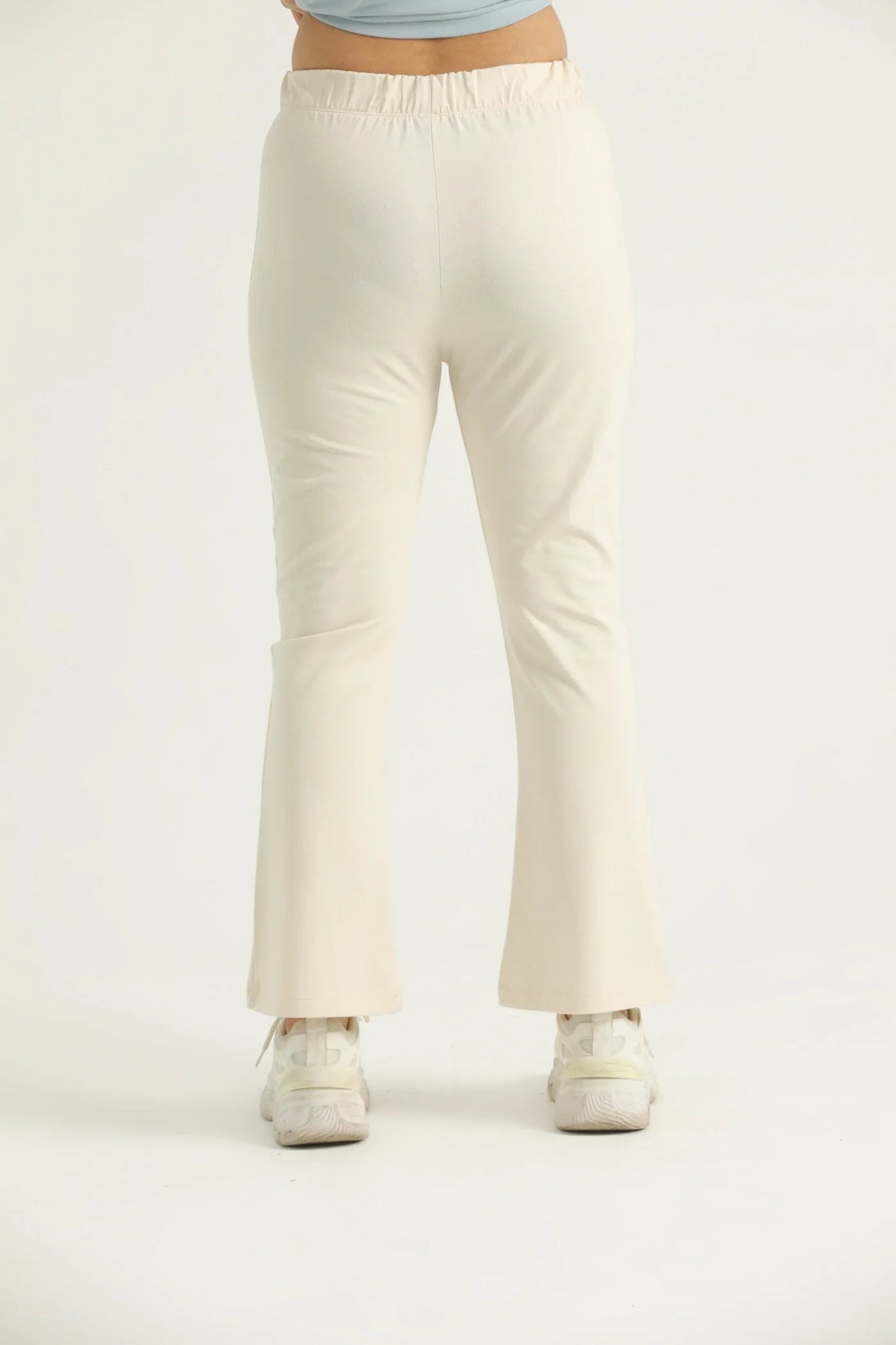 Luxe Fit Flared Off-white Tights