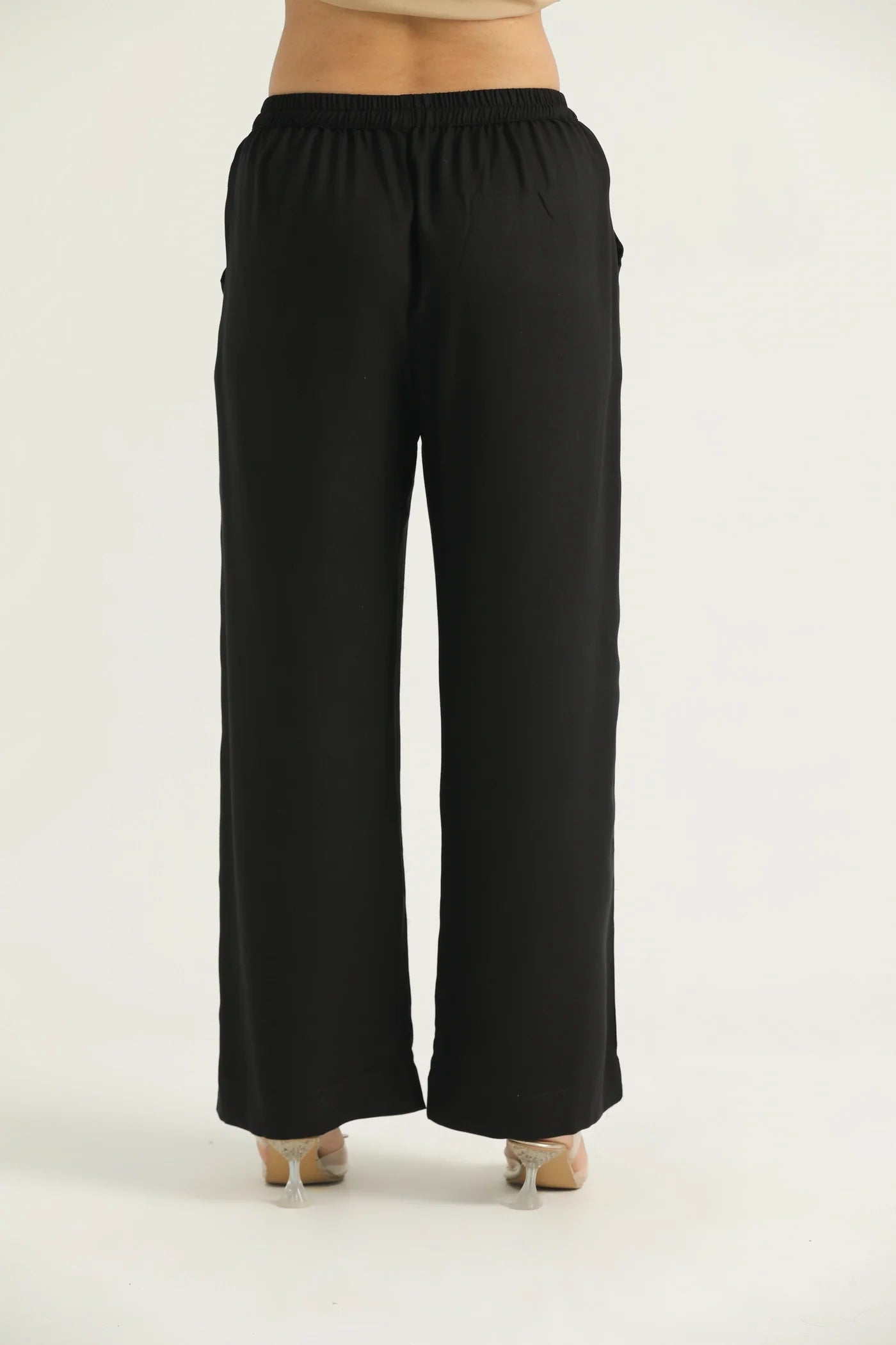Luxe Loom Black Pants