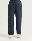 Luxe Loom Navy Blue Pants