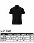 Noir Luxe Texture Black Polo