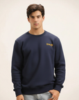 EMERALD NAVY GRAPHIC CREWNECK SWEATSHIRT