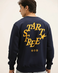 EMERALD NAVY GRAPHIC CREWNECK SWEATSHIRT