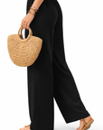 Noir Essential Straight Pants