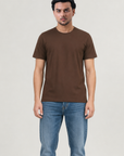 Everyday Essential Brown Crew Neck T-Shirt