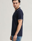 Ink Edge Cotton Polo Shirt