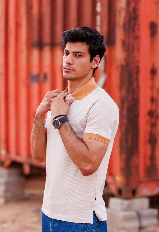 The Luxe Collar Polo Shirt