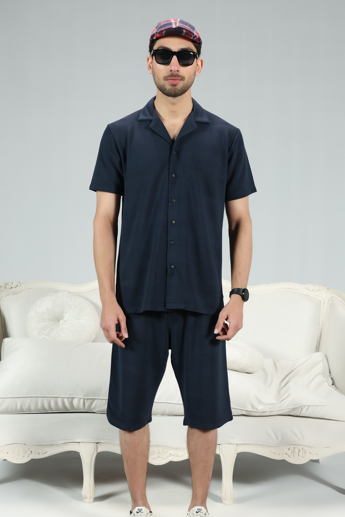 Navy Ease Knit Co-ord