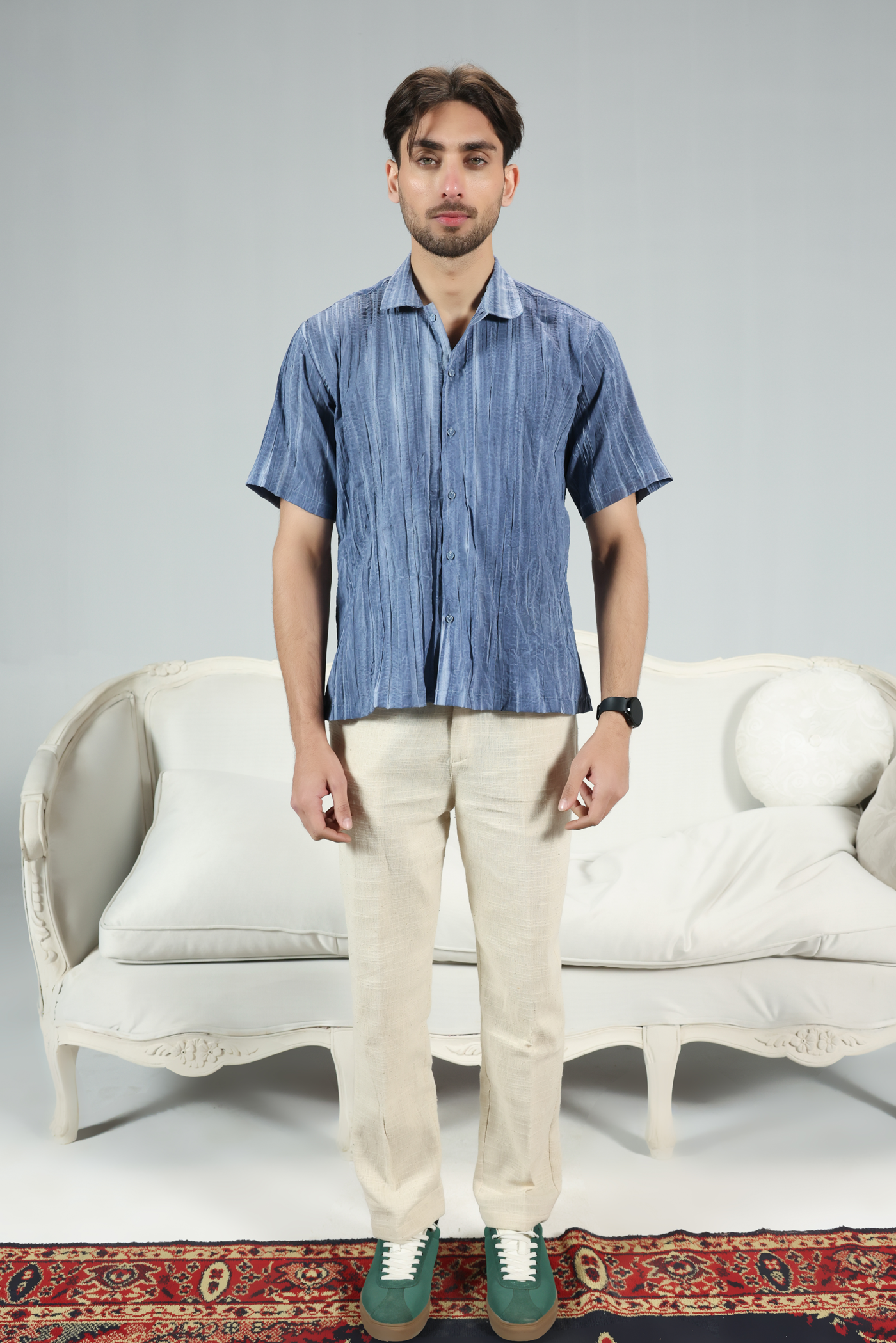 Blue Horizon Linen Shirt