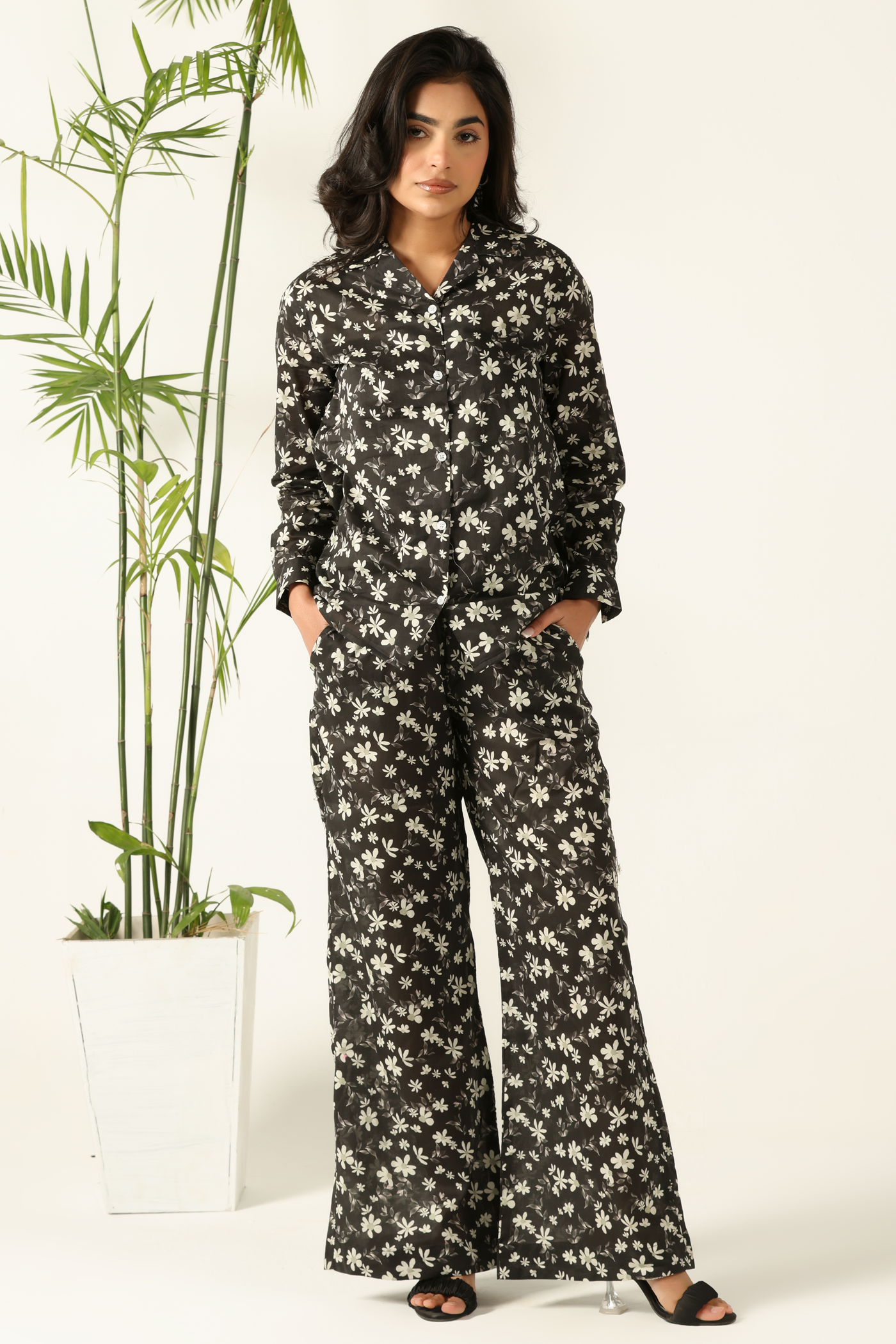 Midnight Bloom Co-Ord Set