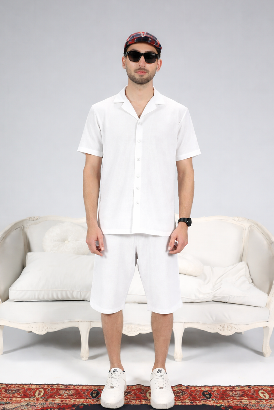 White Knit Co-ord
