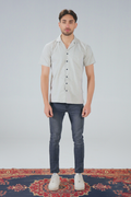 Micro Dot Jacquard Relax Shirt