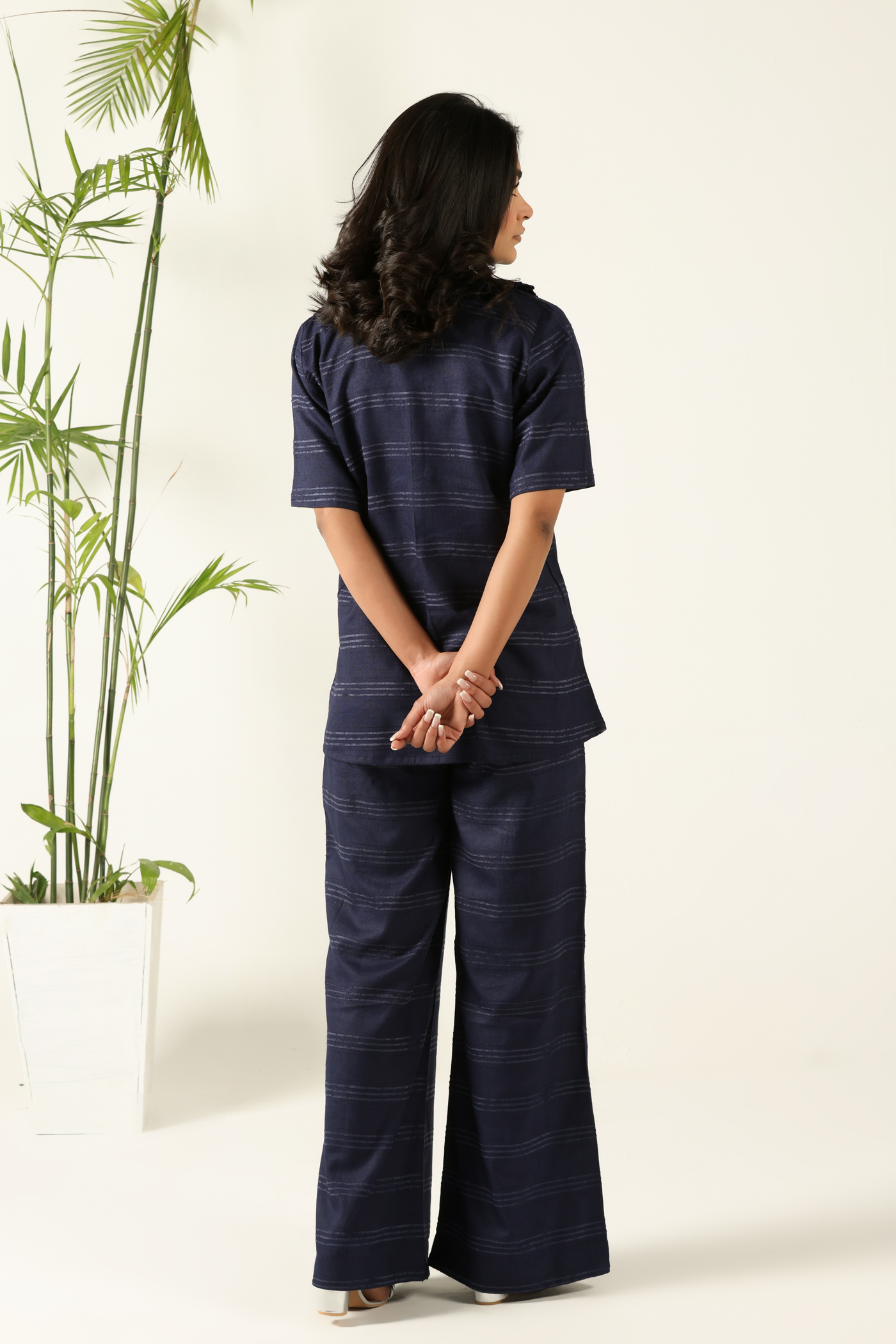 Velour Navy Lounge Co-Ord