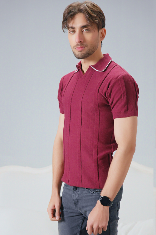 Atelier Vine Knitted Polo