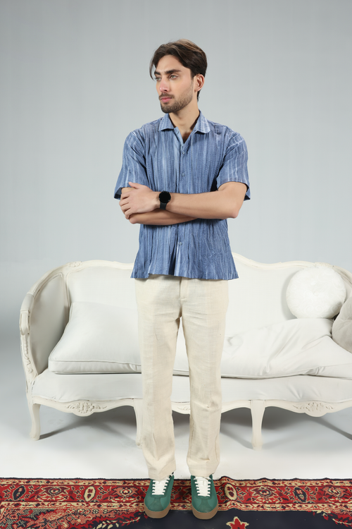 Blue Horizon Linen Shirt