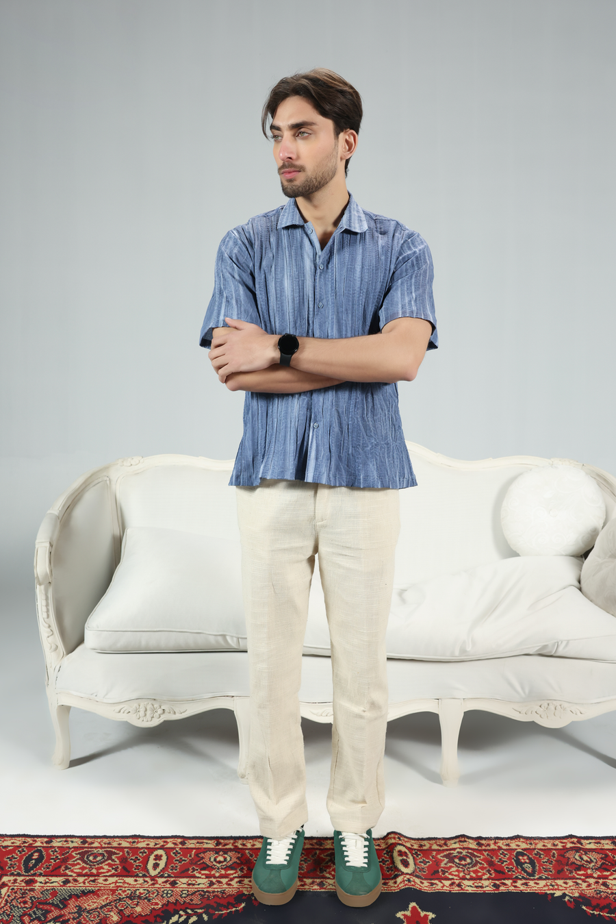 Blue Horizon Linen Shirt