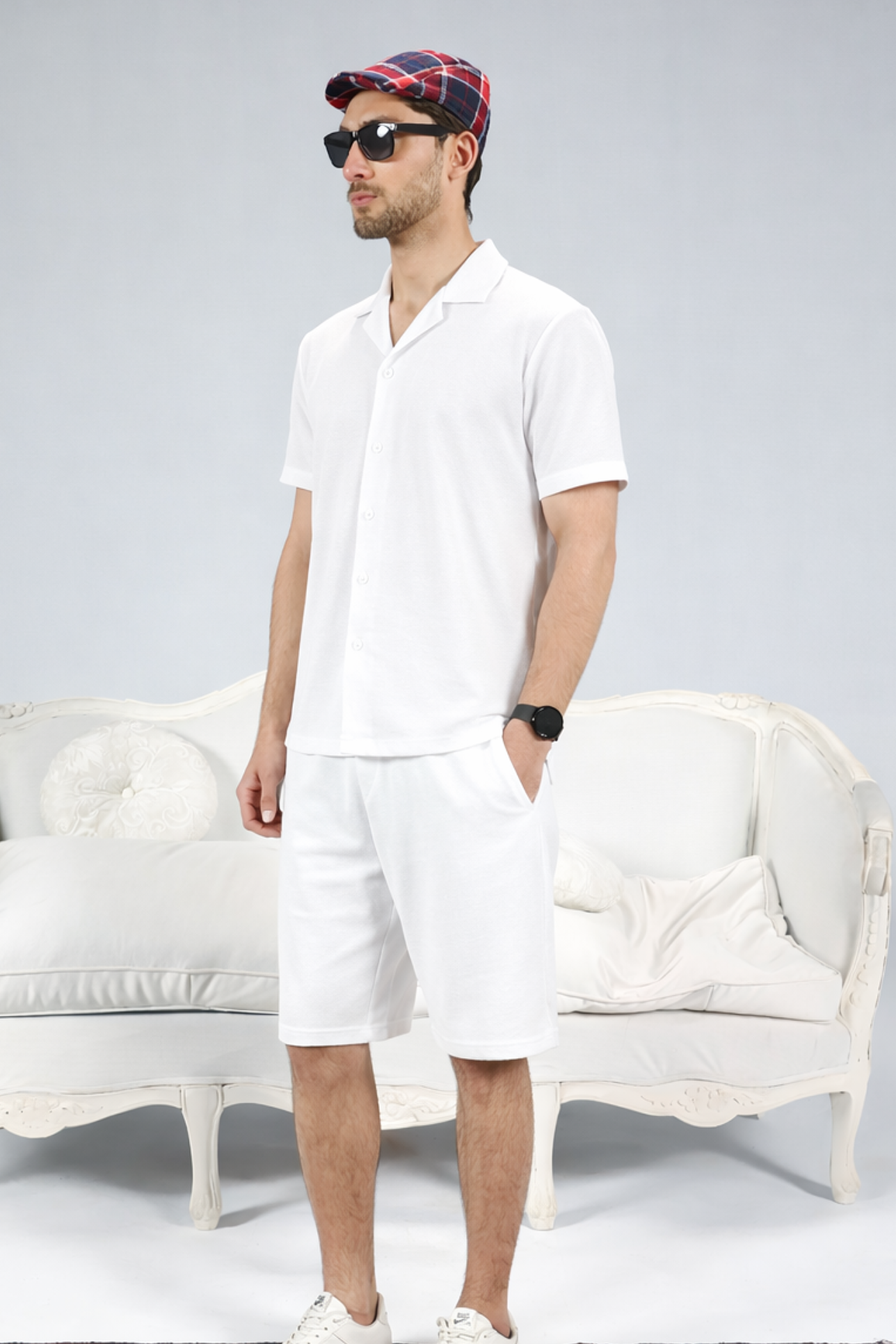 White Knit Co-ord