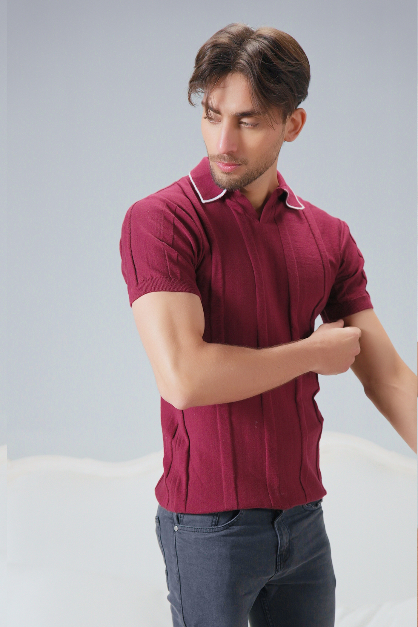 Atelier Vine Knitted Polo