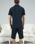 Navy Ease Knit Cord Co-Ord