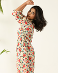 Meadow Bloom Midi Dress