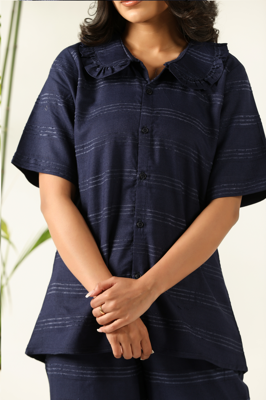 Velour Navy Lounge Co-Ord