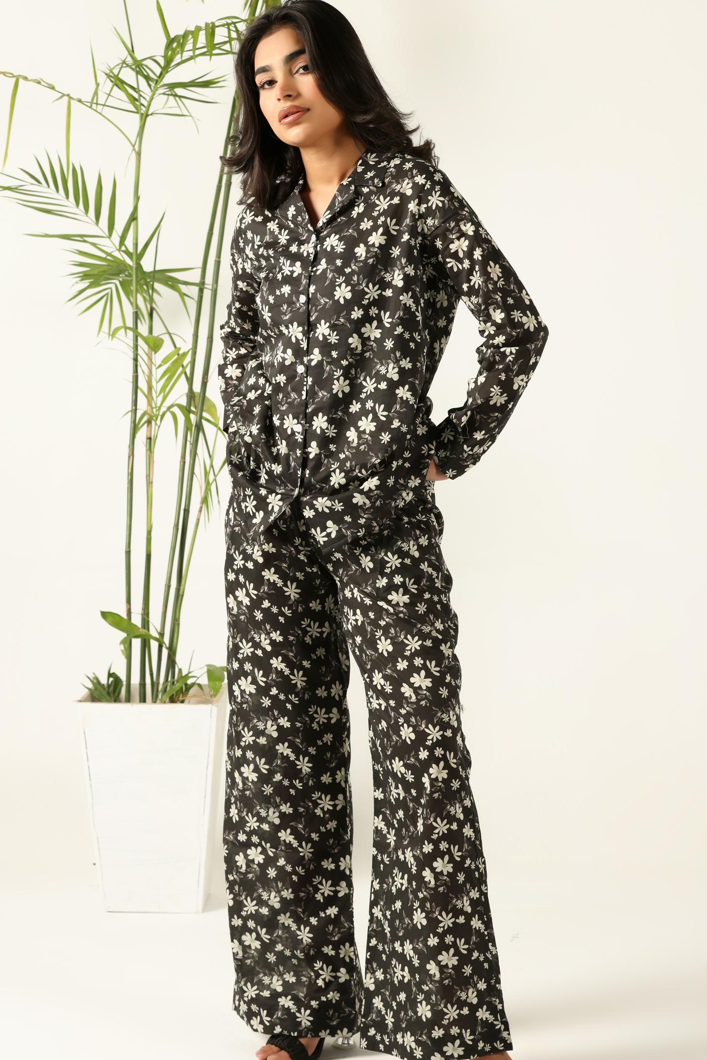 Midnight Bloom Co-Ord Set