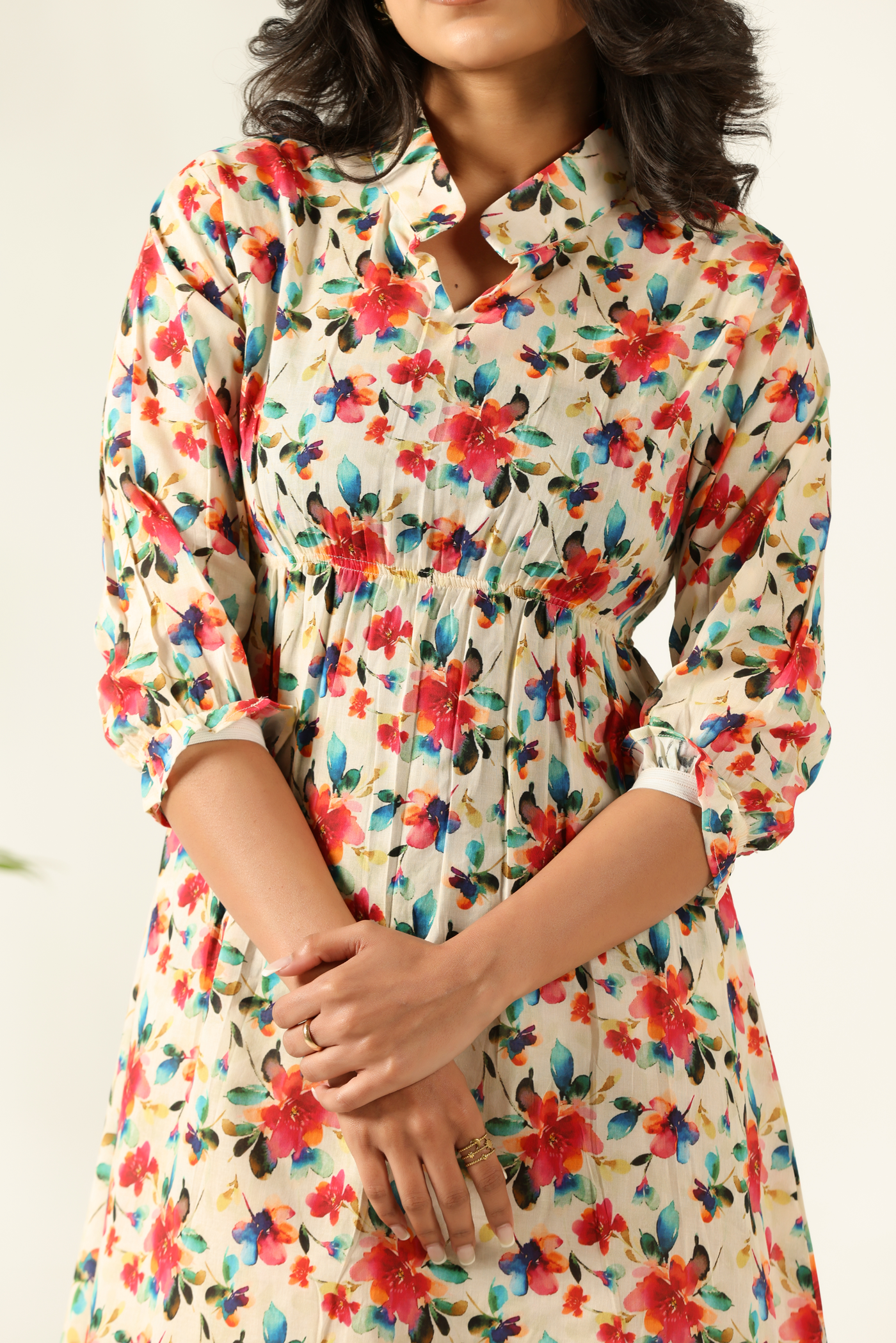 Meadow Bloom Midi Dress