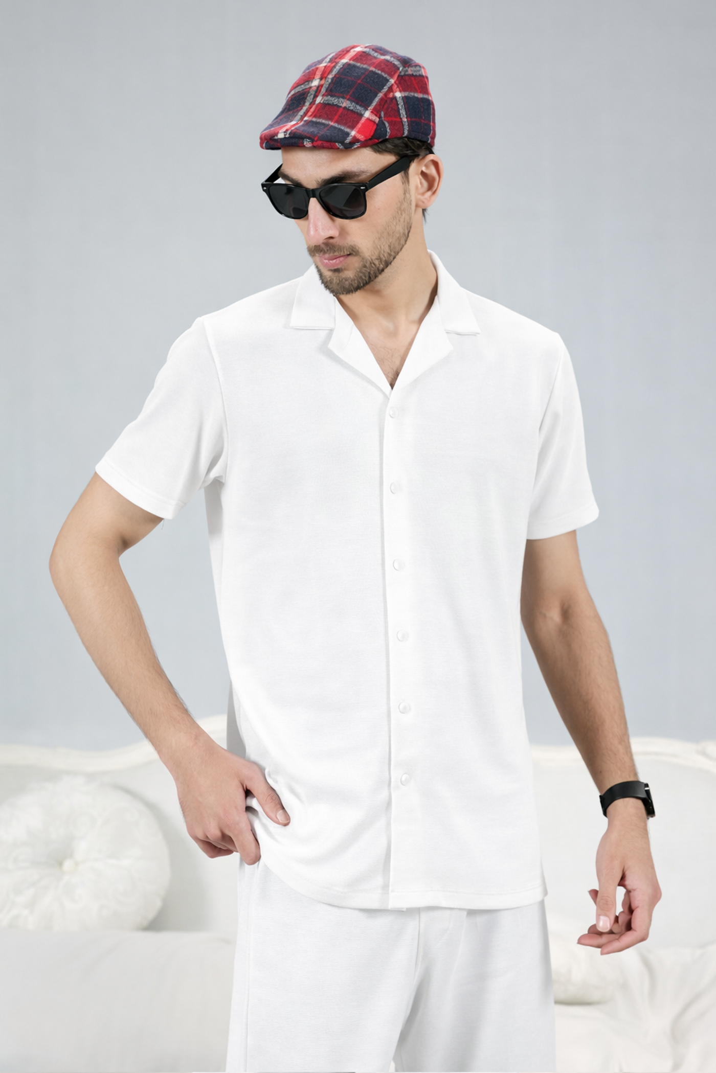 White Knit Co-ord