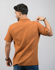 Textured Core Ottoman Mustard Shirt