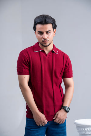 Atelier Vine Knitted Polo