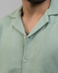 Sunday Stretch Knitted Cuban Shirt
