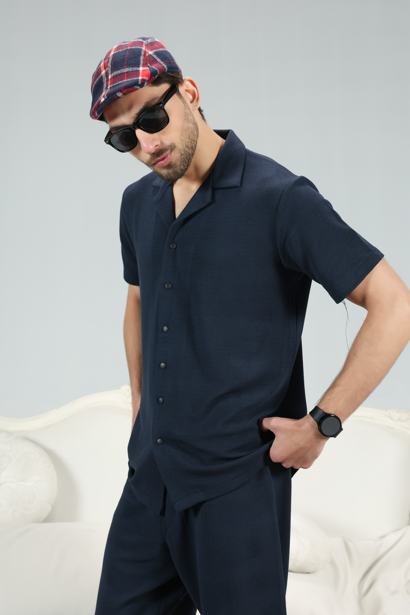 Navy Ease Knit Co-ord