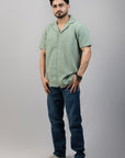 Sunday Stretch Knitted Cuban Shirt