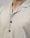 Micro Dot Jacquard Relax Shirt