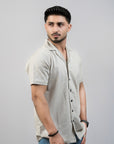 Micro Dot Jacquard Relax Shirt